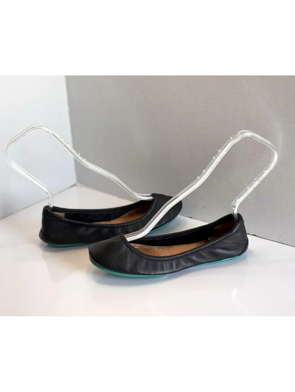 Tieks by Gavrieli Women's Size 6 Black Leather Foldable Comfortable Ballet Flats